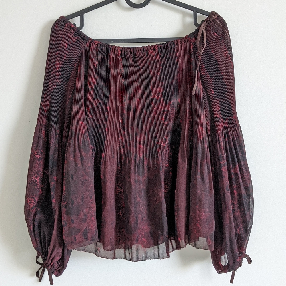 Aritzia Talence Off-Shoulder Blouse